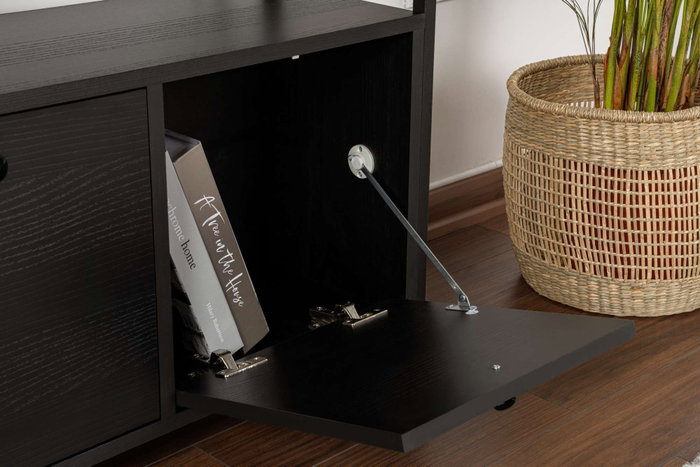 Nordure Consola Solace Madera Negra y Negra
